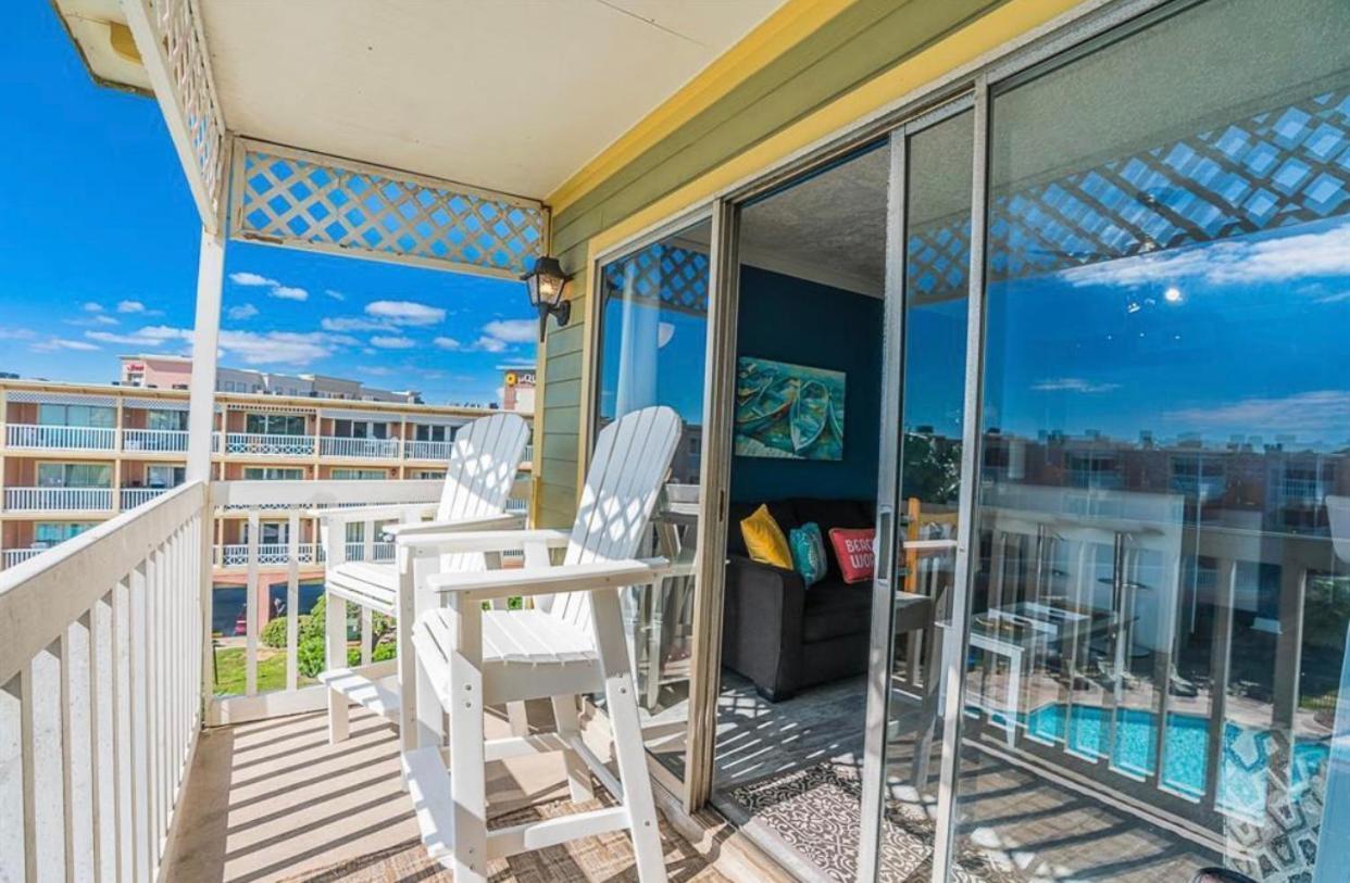Beach Escape - Top Floor Ocean Views - Heated Pool - Seawall Blvd Galveston Dış mekan fotoğraf